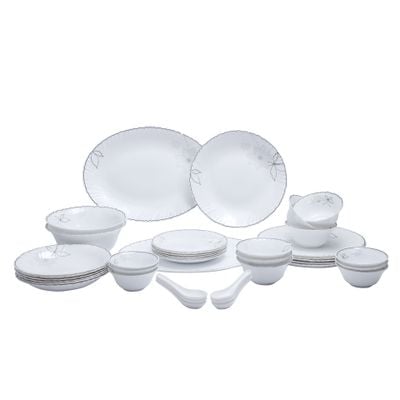 Opal Glassware Dinner Set, 40 Pcs