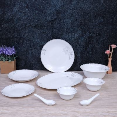 Opal Glassware Dinner Set, 40 Pcs