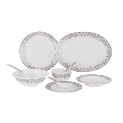 Melamine Ware Dinner Set, 45 Pcs