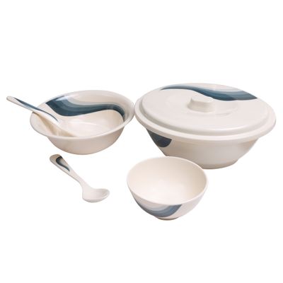 Royalford RF6721 Melamine Ware Dinner Set, 40 Pcs - Durable & Safe |Useful for breakfast, lunch, dinner| Ideal for home, parties, catering, hotels & restaurants