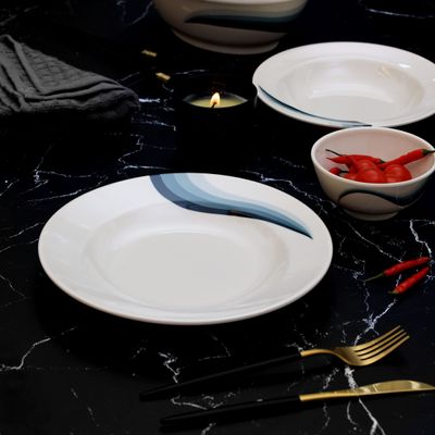 Royalford RF6721 Melamine Ware Dinner Set, 40 Pcs - Durable & Safe |Useful for breakfast, lunch, dinner| Ideal for home, parties, catering, hotels & restaurants