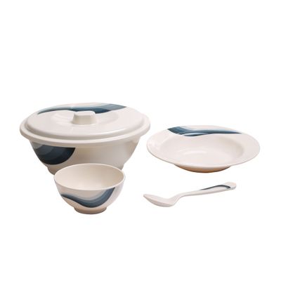 Royalford RF6721 Melamine Ware Dinner Set, 40 Pcs - Durable & Safe |Useful for breakfast, lunch, dinner| Ideal for home, parties, catering, hotels & restaurants