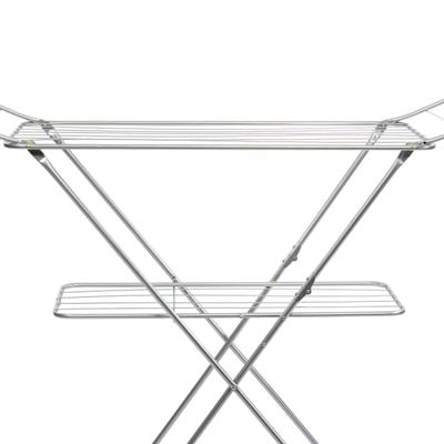 Royalford RF2600-IB Metal Clothes Dryer, 128x55cm | 16 meter Drying space | Large Folding Clothes Airer -  Laundry Durable Metal Drying Rack Multifunctional Air Dryer