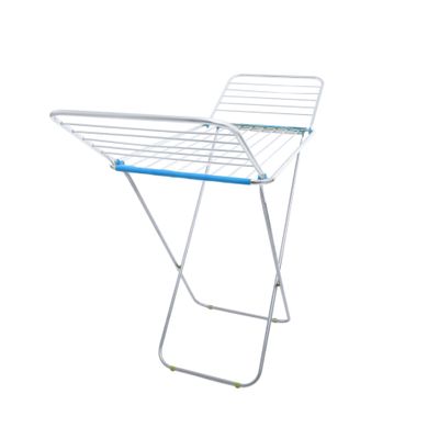 Royalford RF4950 Large Folding Clothes Airer - Aluminium Drying Space Laundry Durable Metal Drying Rack Multifunctional Air Dryer | Ideal for Outdoors or Indoors