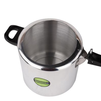 Royalford Aluminium Inner Lid Pressure Cooker, 7 L, RF10014 | Extra Gasket & Safety Valve | Durable Cooker with Comfortable Handles | Ideal for Steaming, Cooking