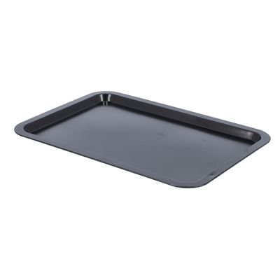 Royalford Cookie Sheet, Carbon Steel Baking Tray, RF10864 | Non-Toxic & Healthy | Rust Free Cookie Tray | Non-Stick Baking Pan for Easy Cleaning | Sandwich, Serving, Cookie Tray