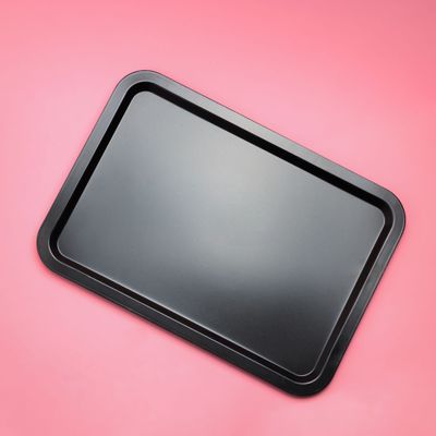 Royalford Cookie Sheet, Carbon Steel Baking Tray, RF10864 | Non-Toxic & Healthy | Rust Free Cookie Tray | Non-Stick Baking Pan for Easy Cleaning | Sandwich, Serving, Cookie Tray