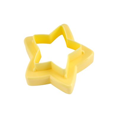 Royalford Star Double Side Cookie Cutter- 3 pieces | RF10964 | Double Side Cookie and Fondant Cutter| Baking Tools and Accessories| Suitable for Biscuits, Cakes, Empanadas| Polypropylene Cutter| Multi-Color