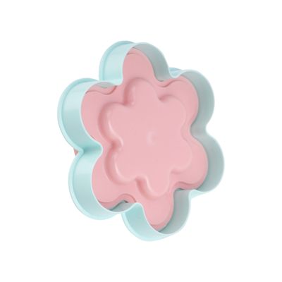 Royalford Romance Shaped Cookie Cutter- RF10974|Flower Shape | Cookie Cutter and Fondant Cutter| Plastic Cookie Cutter| Cookie Cutter with Handle| Heart Shaped Cookie Cutter in Love Theme| Set of 2