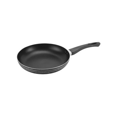 Royalford Ritz 9-Piece Non-Stick Cookware Set- RF11759| Aluminum Body With 3-Layer Construction, CD Bottom, Bakelite Handles And Glass Lid| Includes Casserole, Saucepan, Fry Pan, Bamboo Kitchen Tools| PFOA-Free, Non-Stick Interior and Granite Exterior| Black