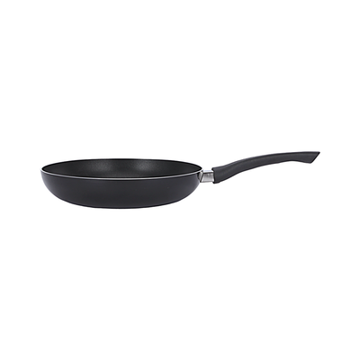 Royalford 3 Piece Nonstick Cookware Set- RF11958/ Strong Aluminum Body with Non-Stick Coating Interior and Bakelite Handle/ Includes a Kadai with Tempered Glass Lid and a Frypan, Compatible with Hot Plate, Halogen, Ceramic and Gas Stovetops/ Perfect for Frying, Sauting, Tempering/ Black