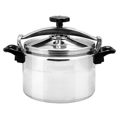 Lightweight & Durable 15 L Aluminium Pressure Cooker RF356PC15 Royalford 