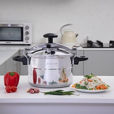 9LMulti-Safety Device with Cool Touch Handles Aluminium Pressure Cooker RF359PC9 Royalford 