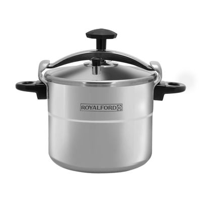 9LMulti-Safety Device with Cool Touch Handles Aluminium Pressure Cooker RF359PC9 Royalford 