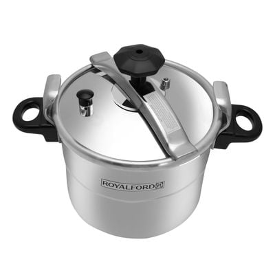 9LMulti-Safety Device with Cool Touch Handles Aluminium Pressure Cooker RF359PC9 Royalford 