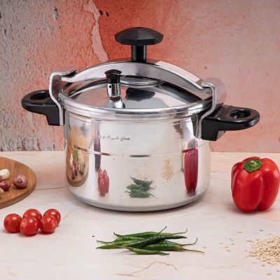 9LMulti-Safety Device with Cool Touch Handles Aluminium Pressure Cooker RF359PC9 Royalford 