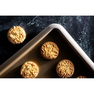 Royalford RF8795 Small Non-Stick Baking Tray, 41.5X32X1.6Cm, 0.5Mm, Cookie Baking Tray, Non-Stick Baking Pan