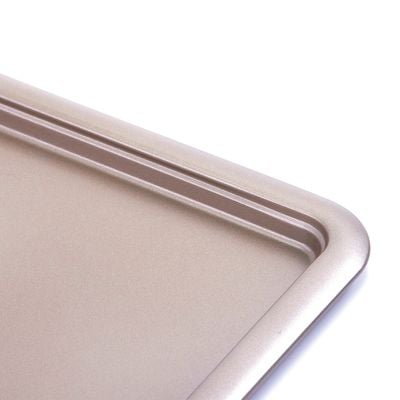 Royalford RF8795 Small Non-Stick Baking Tray, 41.5X32X1.6Cm, 0.5Mm, Cookie Baking Tray, Non-Stick Baking Pan