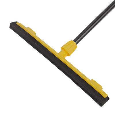 Royalford 45 CM Floor Wiper with Long Handle- RF12000| Compatible with All Floor Types, Tiles, Concrete, Etc.| Perfect for Cleaning and Wiping Room, Bathroom, Kitchen| Premium-Quality, Highly Durable, Light-Weight and Elegant Design| Yellow