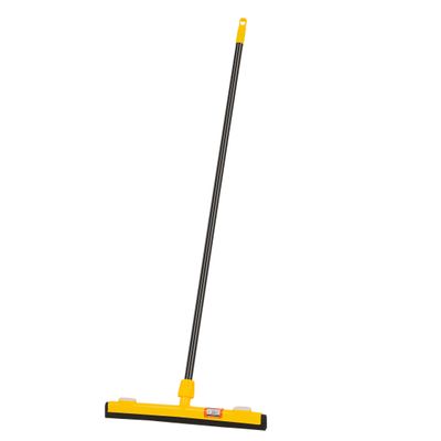 Royalford 45 CM Floor Wiper with Long Handle- RF12000| Compatible with All Floor Types, Tiles, Concrete, Etc.| Perfect for Cleaning and Wiping Room, Bathroom, Kitchen| Premium-Quality, Highly Durable, Light-Weight and Elegant Design| Yellow