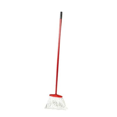 Royalford RF1507FW/S Cotton String Floor Mop with Stick 40Cm - Long & Durable Metal Handle | High-Quality Handle | Ideal for Cleaning all kind of Tile