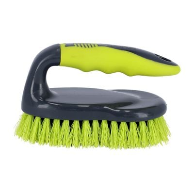 Royalford Floor/Dish Brush, with Gripped Handle, RF2356GR | Flexible Stiff Bristles | Heavy Duty Brush for Bathroom, Shower, Sink, Carpet, Floor