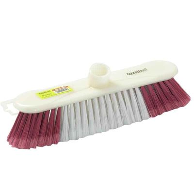 Royalford Indoor Sweeping Broom, Long Handle Deck Brush, RF2369-FB | Indoor/Outdoor Floor Scrub Brush with Stiff Bristles | Ideal for Cleaning Bathroom, Shower Wall, Patio, Garage