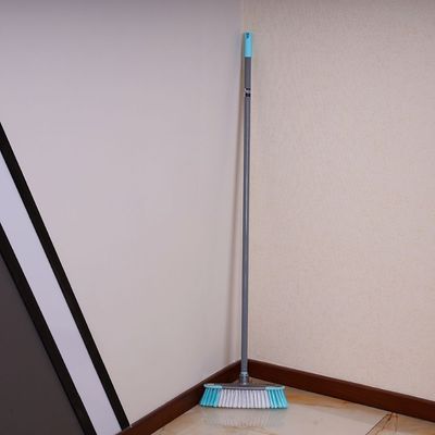 Long Floor Broom with Strong Iron Handle, RF2370-FB | Upright Long Handle Broom with Stiff Bristles - Multipurpose Cleaning Tool Perfect for Home or Office Use