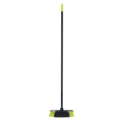 Royalford Floor Broom with a Long Gripped Handle- RF2370GR| Large and Wide Broom Head, Compatible with All Floor Types| Ideal for Sweeping and Cleaning Room, Bathroom, Kitchen| Premium-Quality, Highly Durable, Light-Weight and Elegant Design