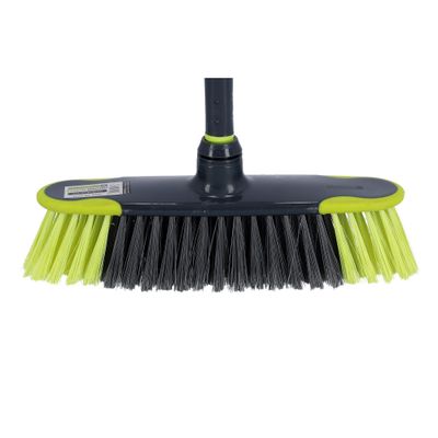 Royalford Floor Broom with a Long Gripped Handle- RF2370GR| Large and Wide Broom Head, Compatible with All Floor Types| Ideal for Sweeping and Cleaning Room, Bathroom, Kitchen| Premium-Quality, Highly Durable, Light-Weight and Elegant Design