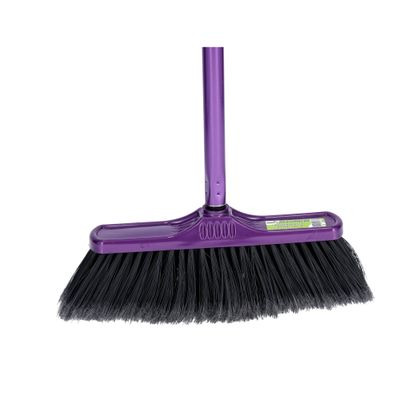Royalford Broom- RF8406| Perfect for Cleaning, Compatible with all Floor Types| Purple