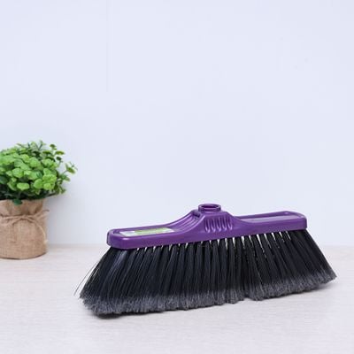 Royalford Broom- RF8406| Perfect for Cleaning, Compatible with all Floor Types| Purple