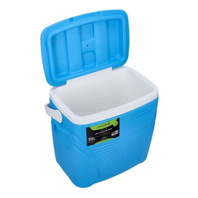 Royalford Insulated Ice Cooler Box, 20L Portable Ice Chest, RF10476 | 3 Layer PP-PU-HDPE | Premium Quality Polymer | Thermal Insulation | Camping Cooler Ice Box for BBQs, Outdoor Activities