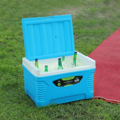 Royalford Insulated Ice Cooler Box, 5L Portable Ice Chest | RF10477 | 3 Layer PP-PU-HDPE | Premium Quality Polymer | Thermal Insulation | Camping Cooler Ice Box for BBQs, Outdoor Activities