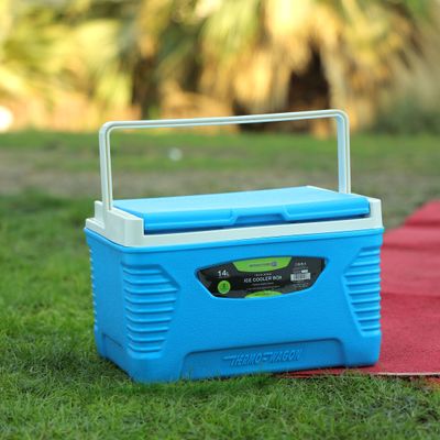 Royalford Insulated Ice Cooler Box, 5L Portable Ice Chest | RF10477 | 3 Layer PP-PU-HDPE | Premium Quality Polymer | Thermal Insulation | Camping Cooler Ice Box for BBQs, Outdoor Activities