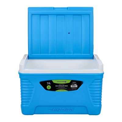 Royalford Insulated Ice Cooler Box, 14L Portable Ice Chest, RF10478 | 3 Layer PP-PU-HDPE | Premium Quality Polymer | Thermal Insulation | Camping Cooler Ice Box for BBQs, Outdoor Activities