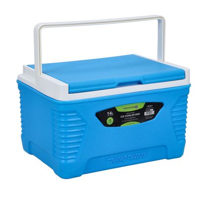 Royalford Insulated Ice Cooler Box, 14L Portable Ice Chest, RF10478 | 3 Layer PP-PU-HDPE | Premium Quality Polymer | Thermal Insulation | Camping Cooler Ice Box for BBQs, Outdoor Activities