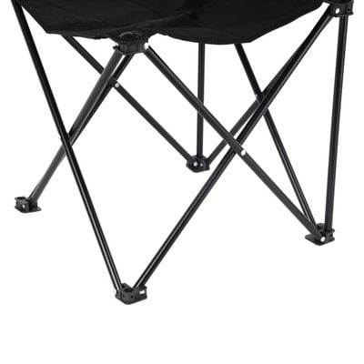 Royalford Foldable Camping Chair- RF12689/ with Carry Bag, Lightweight, Portable, Folds Flat for Storage/ Strong Metal Frame, Waterproof, Perfect for Indoor and Outdoor Entertainment, Lawn, Garden, Beach, Picnic, etc./ Red