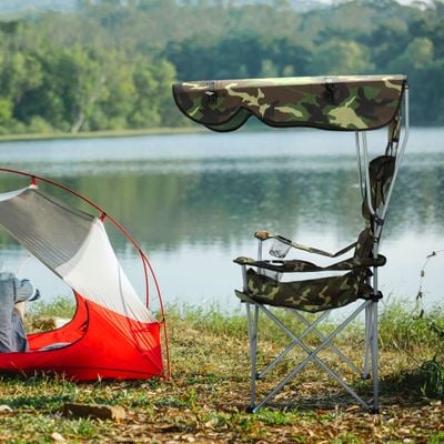 Royalford Camping Chair, Lightweight Campsite Portable Chair, RF10345 | Perfect for Camping, Festivals, Garden, Caravan Trips, Fishing, Beach and BBQs