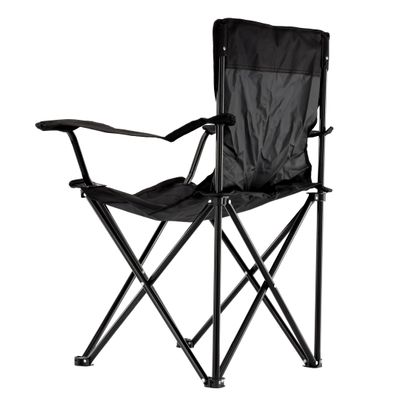 Royalford RF9510 Camping Chair with Carrying Bag Foldable (51x51x90cm)- Compact Folding Camping Chair, Heavy Duty Frame | Cup Holder, Storage Pocket | Shoulder Travel Bag, Outdoor, Beach with 265 lbs Capacity