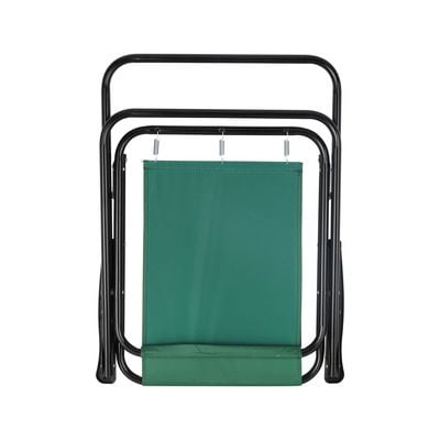 Royalford Foldable Camping Chair- RF12688/ Lightweight, Portable, Folds Flat for Storage/ Strong Metal Frame, Waterproof, Perfect for Indoor and Outdoor Entertainment, Lawn, Garden, Beach, Picnic, etc./ Green