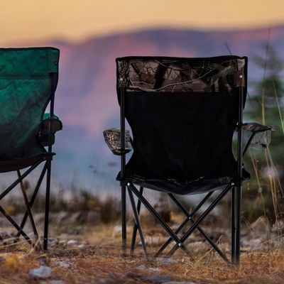 Royalford Camping Chair | Foldable | Chair with Cup Holder | RF10132 | Lightweight Campsite Portable Chair with Travel Carry Bag | Perfect for Camping, Garden, Caravan Trips, Fishing, Beach