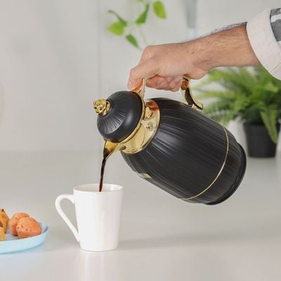 Royalford Vacuum Flask Combo Pack- RF11827| 1000 ML and 1000 ML Flasks with Asbestos Free Pink Glass Inner and Strong PP Outer Body| Leak-Proof and Portable Design to Keep Drinks Hot or Cold for Long Hours| Suitable for Indoor and Outdoor Use| Grey Royalford Vacuum Flask Combo Pack- RF11827| 1000 ML and 1000 ML Flasks with Asbestos Free Pink Glass Inner and Strong PP Outer Body| Leak-Proof and Portable Design to Keep Drinks Hot or Cold for Long Hours| Suitable for Indoor and Outdoor Use| Grey