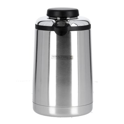 Royalford RF6896 Steel Vacuum Flask - 1.3L| Leak-proof & Portable | 12 Hours Hold & Cold| Ideal for tea, coffee, hot chocolate, soup, smoothies & more