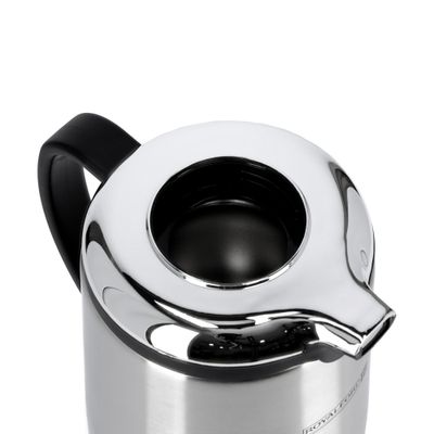 Royalford RF6896 Steel Vacuum Flask - 1.3L| Leak-proof & Portable | 12 Hours Hold & Cold| Ideal for tea, coffee, hot chocolate, soup, smoothies & more