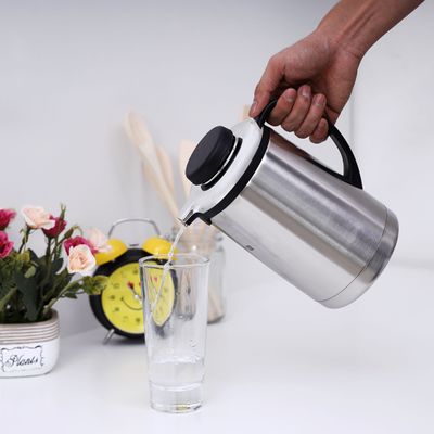 Royalford RF6896 Steel Vacuum Flask - 1.3L| Leak-proof & Portable | 12 Hours Hold & Cold| Ideal for tea, coffee, hot chocolate, soup, smoothies & more