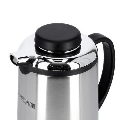 Royalford RF6894 Steel Vacuum Flask - 1 L| Leak-proof & Portable | 12 Hours Hold & Cold| Ideal for tea, coffee, hot chocolate, soup, smoothies & more