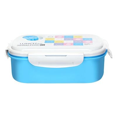 Royalford Lunch Box with Water Bottle - Portable Design Perfect Lock with Seal System to Avoid Spillage | Travel Safe | Compact lids with High Grip Clips | Ideal for Office, Picnic, Outings & More