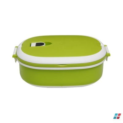 Royalford RF7012 1050ML Lunch Box - Leak Proof & Airtight Lid Rectangular Food Storage Container - High Quality Stainless Steel Inner, Durable, Non-Toxic - Dishwasher, Freezer & Microwave Safe