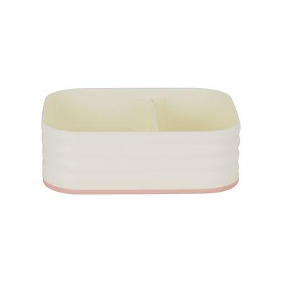 Royalford 950 ml Lunch Box- RF12625/ Plastic Rectangular Tiffin with Lid with Steam Vent, Leakproof Spacer/ Suitable for Schools and Offices/ Sturdy Locks and Spill-Proof/ BPA-Free and Odor-Free PP Construction/ Pink